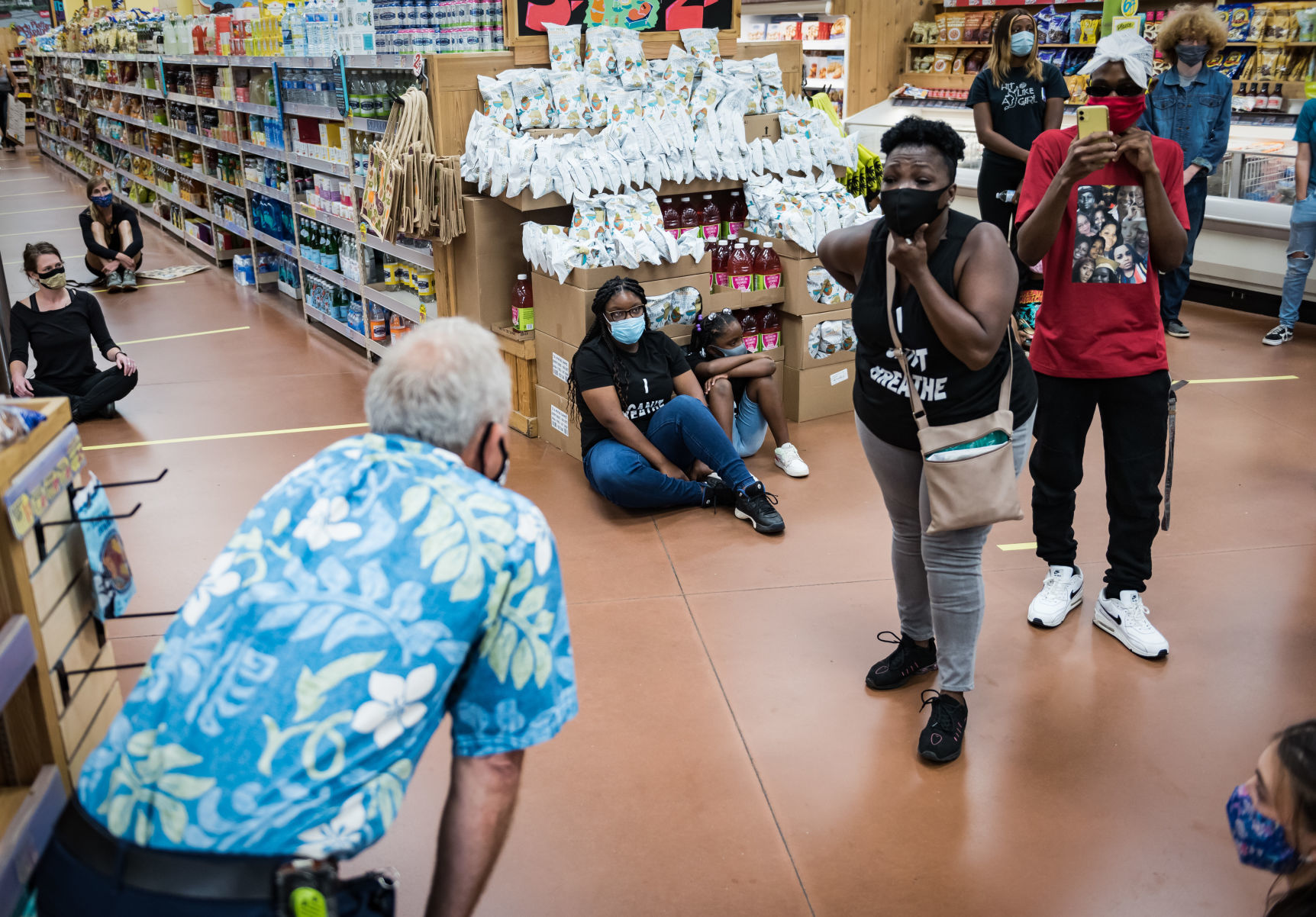 Sit-In Protest at Trader Joe's